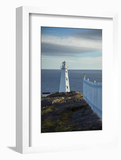 Canada, Newfoundland, Cape Spear Lighthouse.-Patrick Wall-Framed Photographic Print