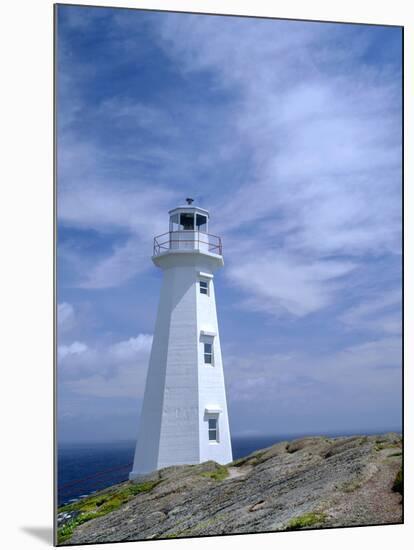 Canada, Newfoundland, Signal Hill National Historic Site, Cape Spear Lighthouse-John Barger-Mounted Photographic Print