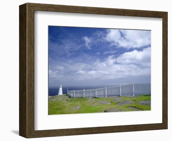 Canada, Newfoundland, Signal Hill National Historic Site, Cape Spear Lighthouse-John Barger-Framed Photographic Print