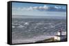 Canada, Nova Scotia, Advocate Harbour. Cape d'Or Lighthouse on the Bay of Fundy.-Walter Bibikow-Framed Stretched Canvas