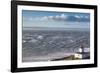 Canada, Nova Scotia, Advocate Harbour. Cape d'Or Lighthouse on the Bay of Fundy.-Walter Bibikow-Framed Photographic Print