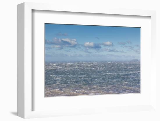 Canada, Nova Scotia, Advocate Harbour. High winds on the Bay of Fundy-Walter Bibikow-Framed Photographic Print