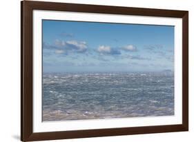 Canada, Nova Scotia, Advocate Harbour. High winds on the Bay of Fundy-Walter Bibikow-Framed Photographic Print
