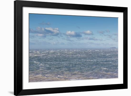 Canada, Nova Scotia, Advocate Harbour. High winds on the Bay of Fundy-Walter Bibikow-Framed Photographic Print