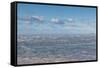 Canada, Nova Scotia, Advocate Harbour. High winds on the Bay of Fundy-Walter Bibikow-Framed Stretched Canvas