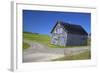 Canada, Nova Scotia. Aged barn at a forked road.-Kymri Wilt-Framed Photographic Print