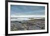 Canada, Nova Scotia, Blue Rocks. Coastal fishing village, rocky shoreline.-Walter Bibikow-Framed Photographic Print