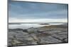Canada, Nova Scotia, Blue Rocks. Coastal fishing village, rocky shoreline.-Walter Bibikow-Mounted Photographic Print