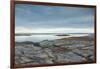 Canada, Nova Scotia, Blue Rocks. Coastal fishing village, rocky shoreline.-Walter Bibikow-Framed Photographic Print