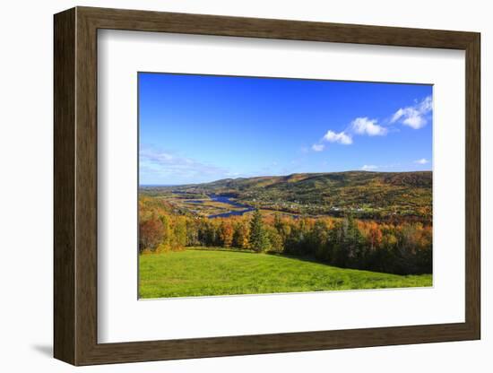 Canada, Nova Scotia, Cape Breton, Cabot Trail, Fall colors in Margaree-Patrick J. Wall-Framed Photographic Print