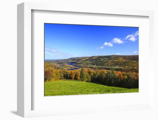 Canada, Nova Scotia, Cape Breton, Cabot Trail, Fall colors in Margaree-Patrick J. Wall-Framed Photographic Print