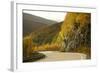 Canada, Nova Scotia, Cape Breton, Cabot Trail, in Fall Color-Patrick J^ Wall-Framed Photographic Print