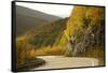 Canada, Nova Scotia, Cape Breton, Cabot Trail, in Fall Color-Patrick J^ Wall-Framed Stretched Canvas