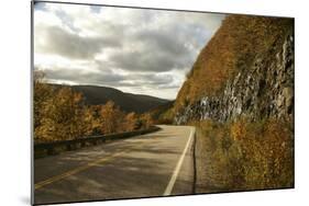 Canada, Nova Scotia, Cape Breton, Cabot Trail in Golden Fall Color-Patrick J. Wall-Mounted Photographic Print