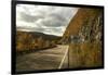 Canada, Nova Scotia, Cape Breton, Cabot Trail in Golden Fall Color-Patrick J. Wall-Framed Photographic Print