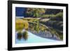 Canada, Nova Scotia, Cape Breton, Cabot Trail, Margaree river reflections-Patrick J. Wall-Framed Photographic Print