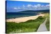 Canada, Nova Scotia, Cape Breton, Inverness Beach Boardwalk-Patrick J^ Wall-Stretched Canvas