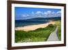 Canada, Nova Scotia, Cape Breton, Inverness Beach Boardwalk-Patrick J^ Wall-Framed Photographic Print