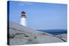 Canada, Nova Scotia, Early Morning at Peggy's Cove Light-Ann Collins-Stretched Canvas