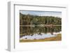 Canada, Nova Scotia, Glen Haven. Small coastal harbor.-Walter Bibikow-Framed Photographic Print