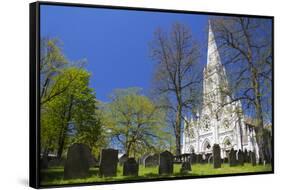 Canada, Nova Scotia, Halifax. Saint Mary's Cathedral Basilica.-Kymri Wilt-Framed Stretched Canvas