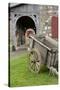 Canada, Nova Scotia, Louisbourg. Fortress of Louisbourg. Wooden Wagon-Cindy Miller Hopkins-Stretched Canvas