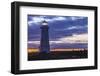 Canada, Nova Scotia, Louisbourg Lighthouse.-Walter Bibikow-Framed Photographic Print