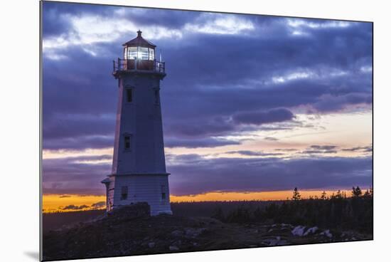 Canada, Nova Scotia, Louisbourg Lighthouse.-Walter Bibikow-Mounted Photographic Print