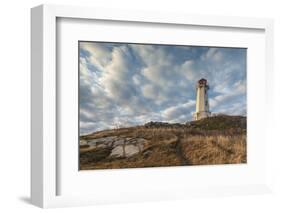Canada, Nova Scotia, Louisbourg Lighthouse.-Walter Bibikow-Framed Photographic Print