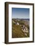 Canada, Nova Scotia, Peggy's Cove. Fishing village and lighthouse.-Walter Bibikow-Framed Photographic Print