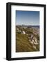 Canada, Nova Scotia, Peggy's Cove. Fishing village and lighthouse.-Walter Bibikow-Framed Photographic Print