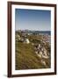 Canada, Nova Scotia, Peggy's Cove. Fishing village and lighthouse.-Walter Bibikow-Framed Photographic Print