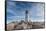 Canada, Nova Scotia, Peggy's Cove. Fishing village and Peggys Point Lighthouse.-Walter Bibikow-Framed Stretched Canvas