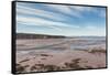 Canada, Nova Scotia, Walton. Low tide on the Minas Basin.-Walter Bibikow-Framed Stretched Canvas