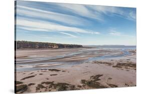 Canada, Nova Scotia, Walton. Low tide on the Minas Basin.-Walter Bibikow-Stretched Canvas