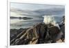 Canada, Nunavut, Iceberg Stranded by Low Tide Along Frozen Channel-Paul Souders-Framed Photographic Print