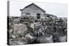 Canada, Nunavut Territory, Abandoned Ruins of Trading Post Along Hudson Bay at Fullerton Harbor-Paul Souders-Stretched Canvas