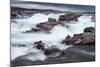 Canada, Nunavut Territory, Blurred Image of Rushing Waterfall Near Bury Cove Along Hudson Bay-Paul Souders-Mounted Photographic Print