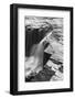 Canada, Ontario. Black and White Image Detail of Kakabeka Falls-Judith Zimmerman-Framed Photographic Print