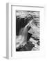 Canada, Ontario. Black and White Image Detail of Kakabeka Falls-Judith Zimmerman-Framed Photographic Print