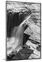 Canada, Ontario. Black and White Image Detail of Kakabeka Falls-Judith Zimmerman-Mounted Photographic Print