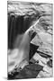 Canada, Ontario. Black and White Image Detail of Kakabeka Falls-Judith Zimmerman-Mounted Photographic Print