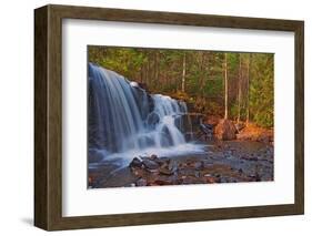 Canada, Ontario, Ignace. Raleigh Falls and forest landscape.-Jaynes Gallery-Framed Photographic Print