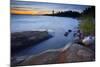 Canada, Ontario, Lake Huron, North Channel, Saint Joseph, Shore, Rock-Rainer Mirau-Mounted Photographic Print