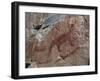 Canada, Ontario, Lake Superior Park, Agawa Rock Pictographs-Frank Zurey-Framed Photographic Print