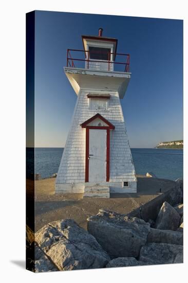 Canada, Ontario, Lions Head. Lighthouse on Georgian Bay-Jaynes Gallery-Stretched Canvas