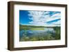 Canada, Ontario, Longlac. Clouds and wetland in a boreal forest.-Jaynes Gallery-Framed Photographic Print