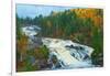 Canada, Ontario, Onaping. Onaping River at Onaping Falls.-Jaynes Gallery-Framed Photographic Print