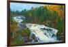 Canada, Ontario, Onaping. Onaping River at Onaping Falls.-Jaynes Gallery-Framed Photographic Print