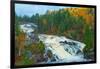 Canada, Ontario, Onaping. Onaping River at Onaping Falls.-Jaynes Gallery-Framed Photographic Print